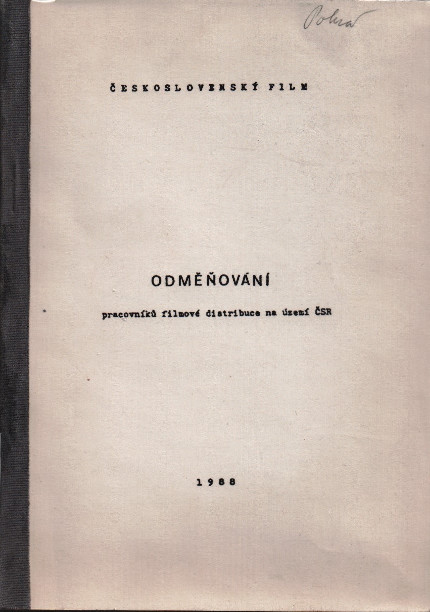 Odměňování pracovníků filmové distribuce na území ČSR