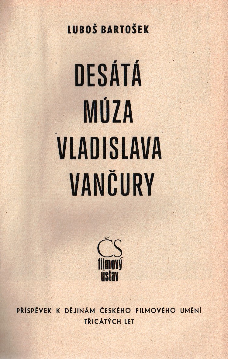 Desátá můza Vladislava Vančury