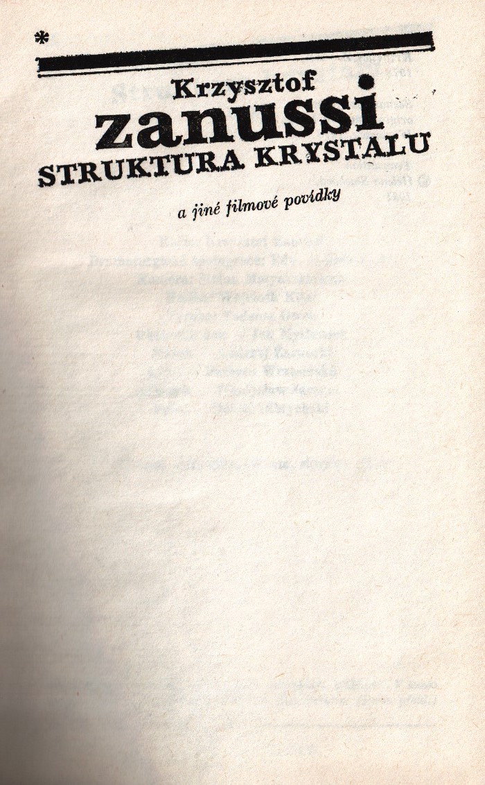 Struktura krystalu a jiné filmové povídky