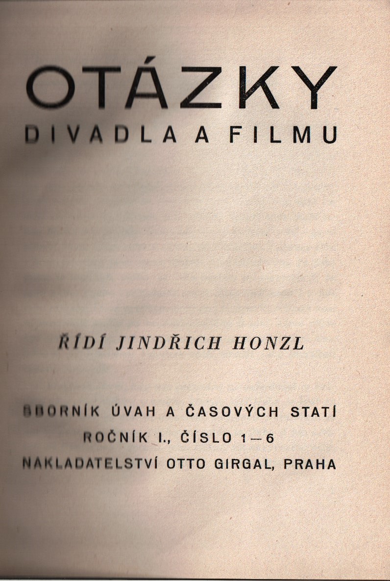 Otázky divadla a filmu