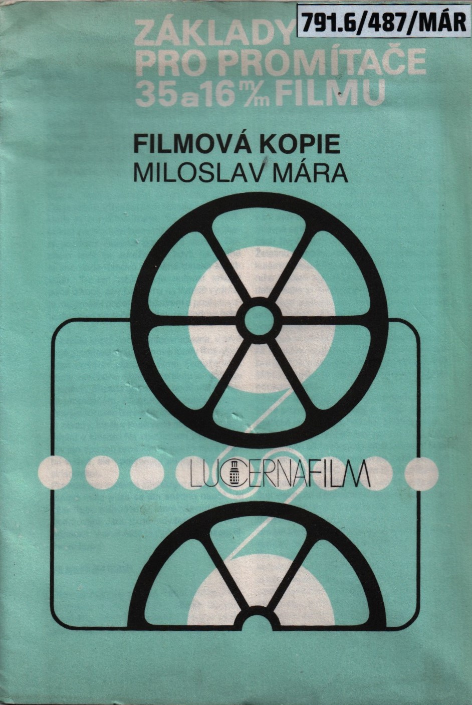 Základy pro promítače 35 a 16mm filmu. Filmová kopie