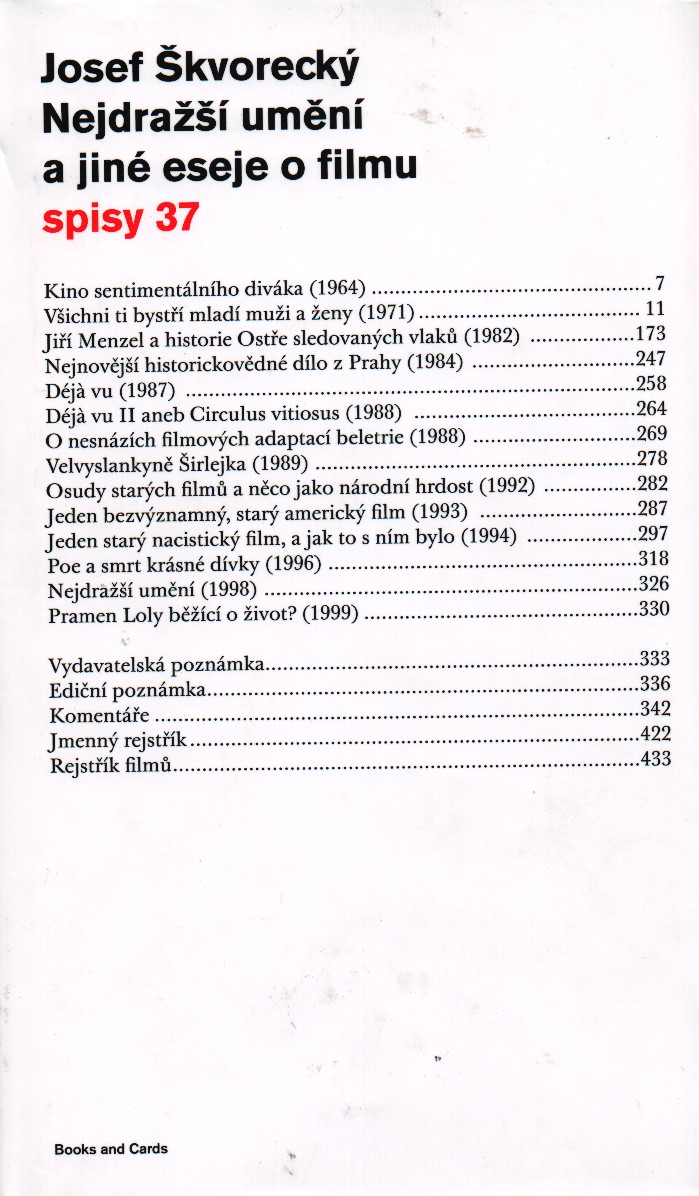 Nejdražší umění a jiné eseje o filmu