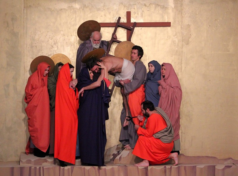 Maestà, utrpení Krista
